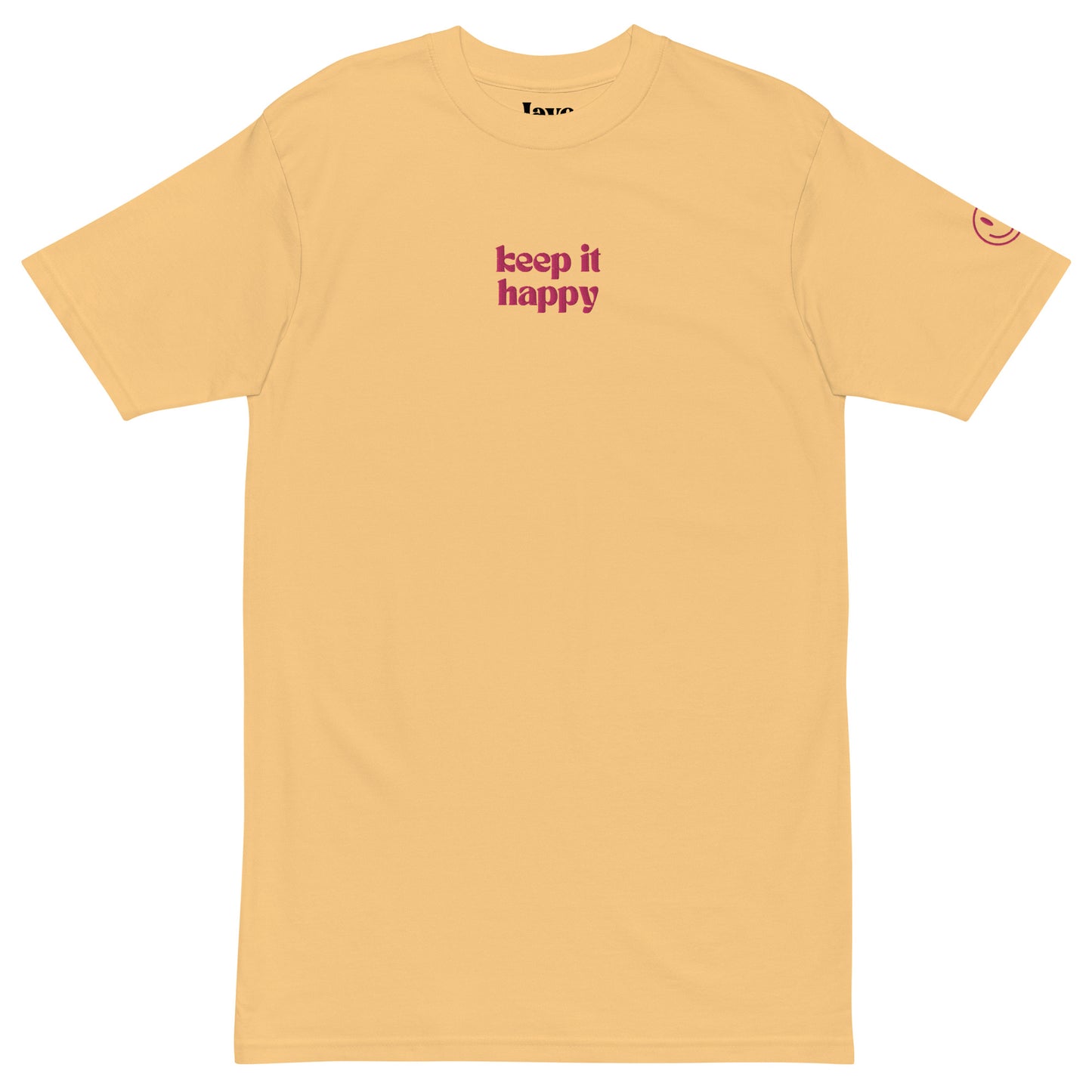 Keep It Happy Embroidered Tee