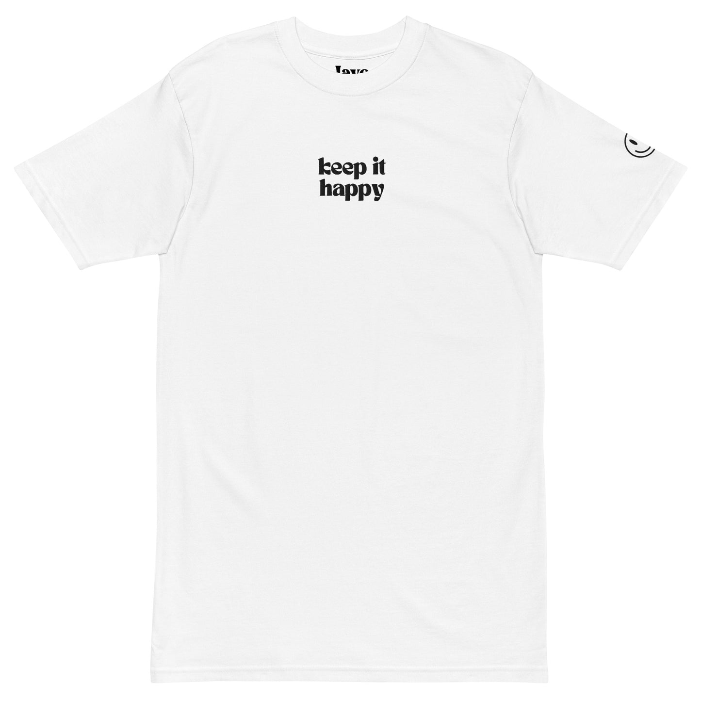 Keep It Happy Embroidered Tee