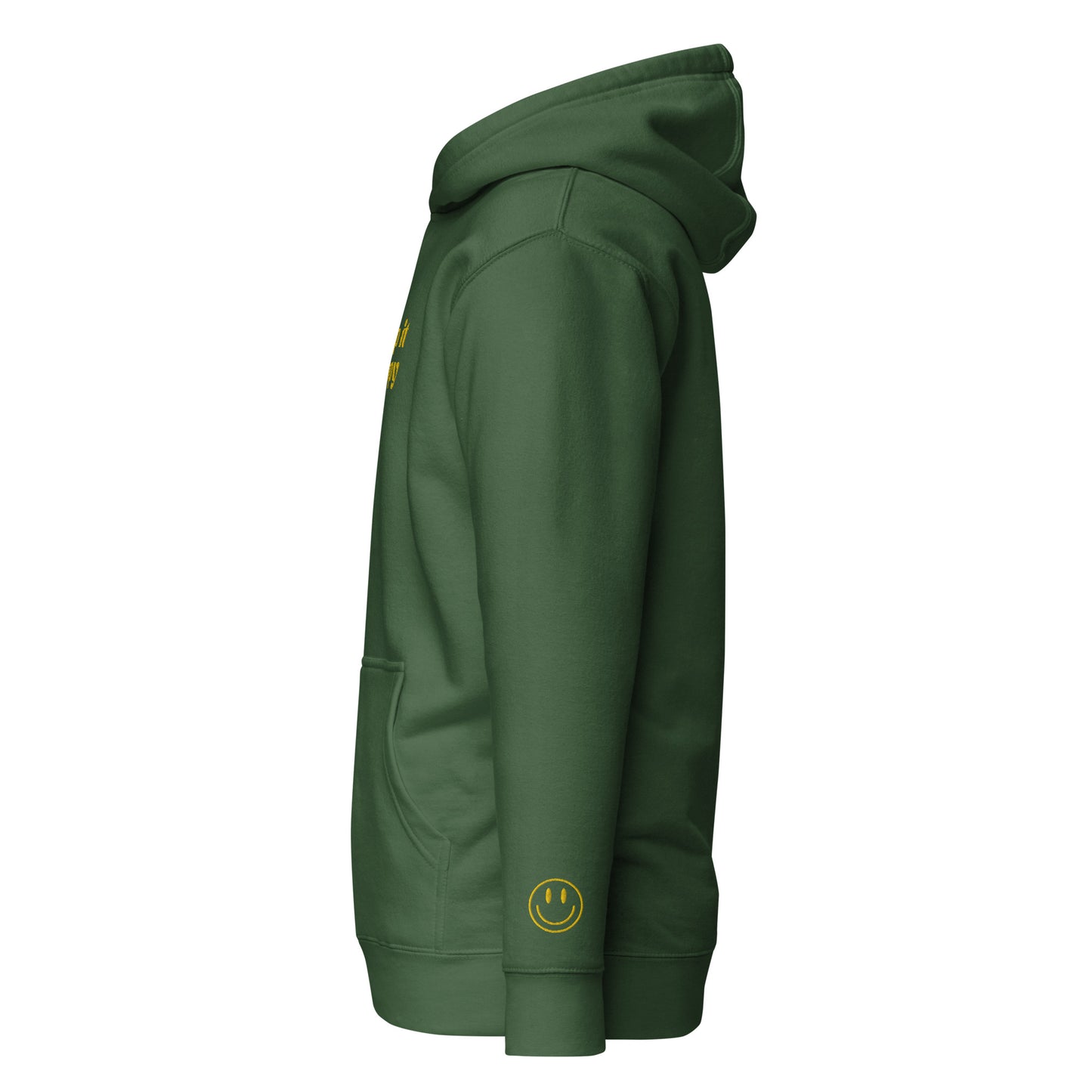 Keep It Happy Embroidered Hooded Sweatshirt