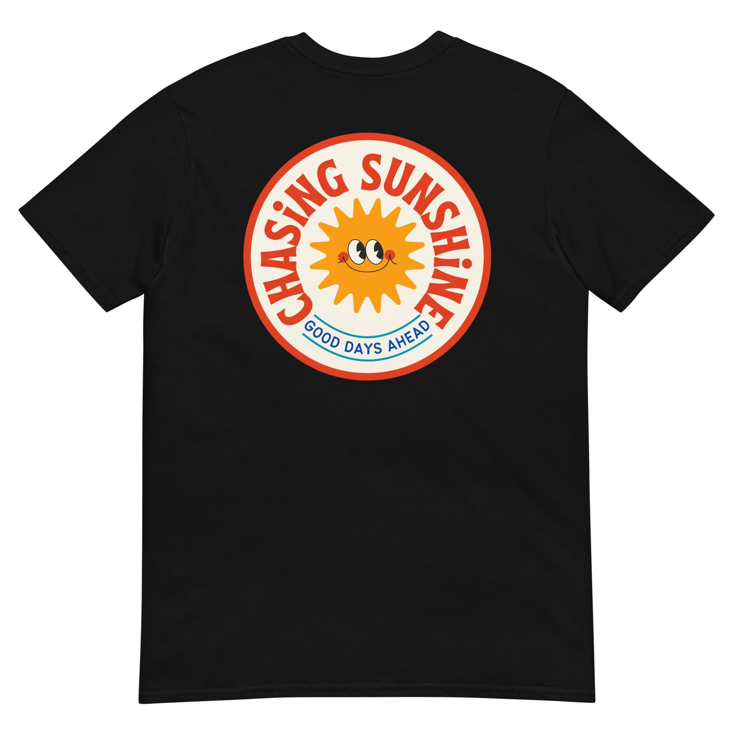 chasing sunshine tshirt  black