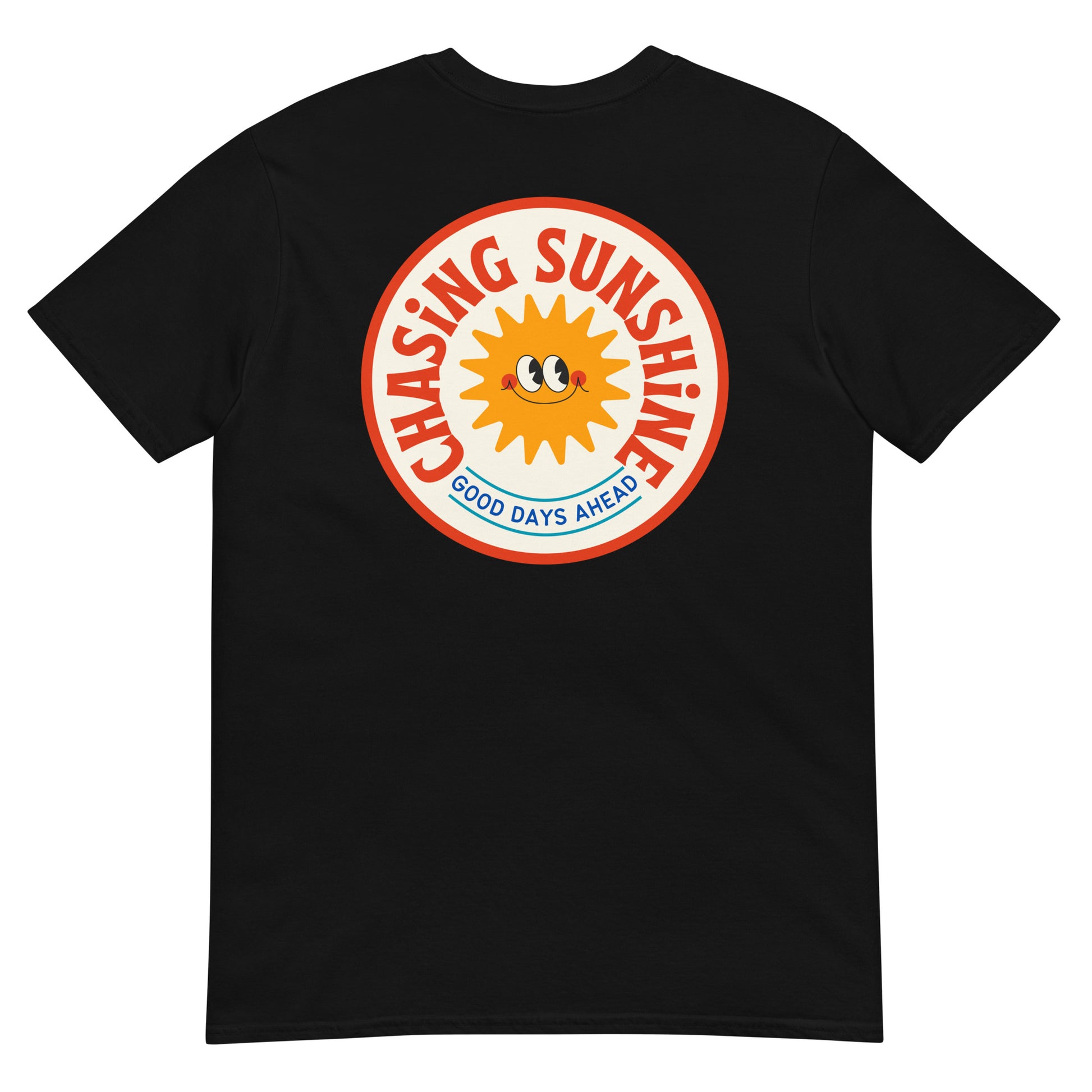 chasing sunshine tshirt  black