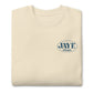 dont let the hard days win crewnweck sweatshirt bone beige front jaye apparel