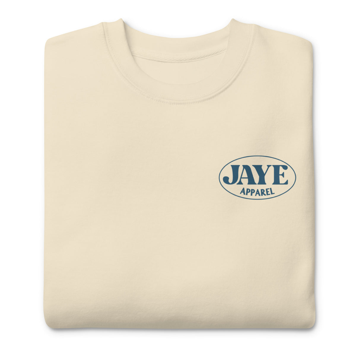 dont let the hard days win crewnweck sweatshirt bone beige front jaye apparel