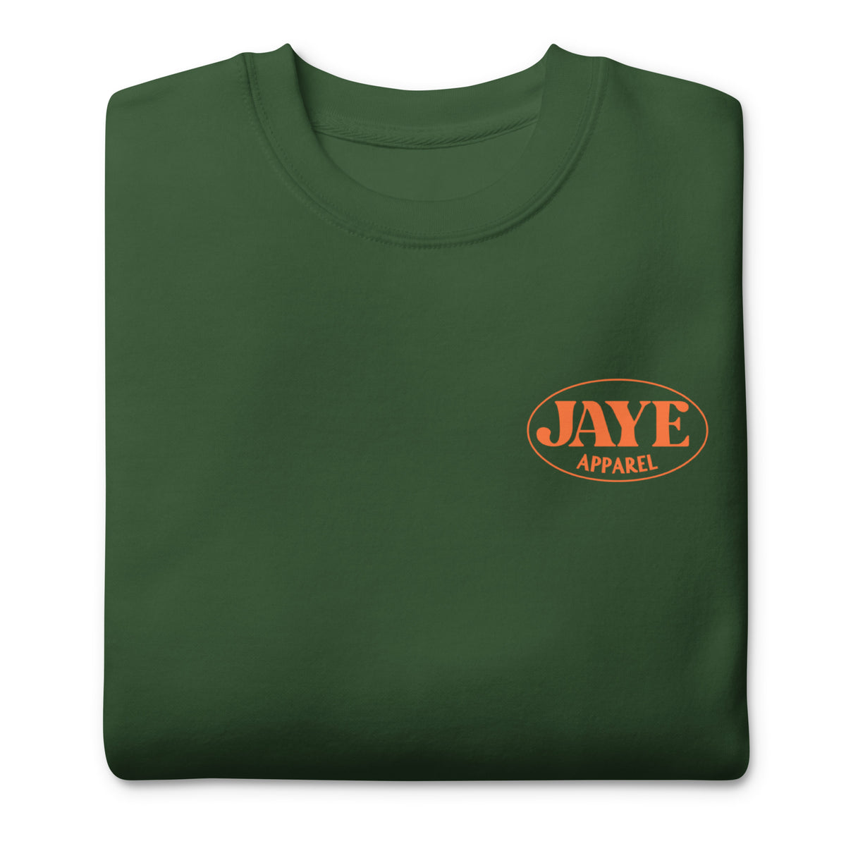 dont let the hard days win crewnweck sweatshirt jaye apparel forest green front