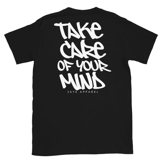 take care of your mind tee black 