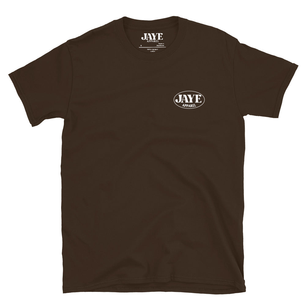 take care of your mind tee dark chocolate brown front