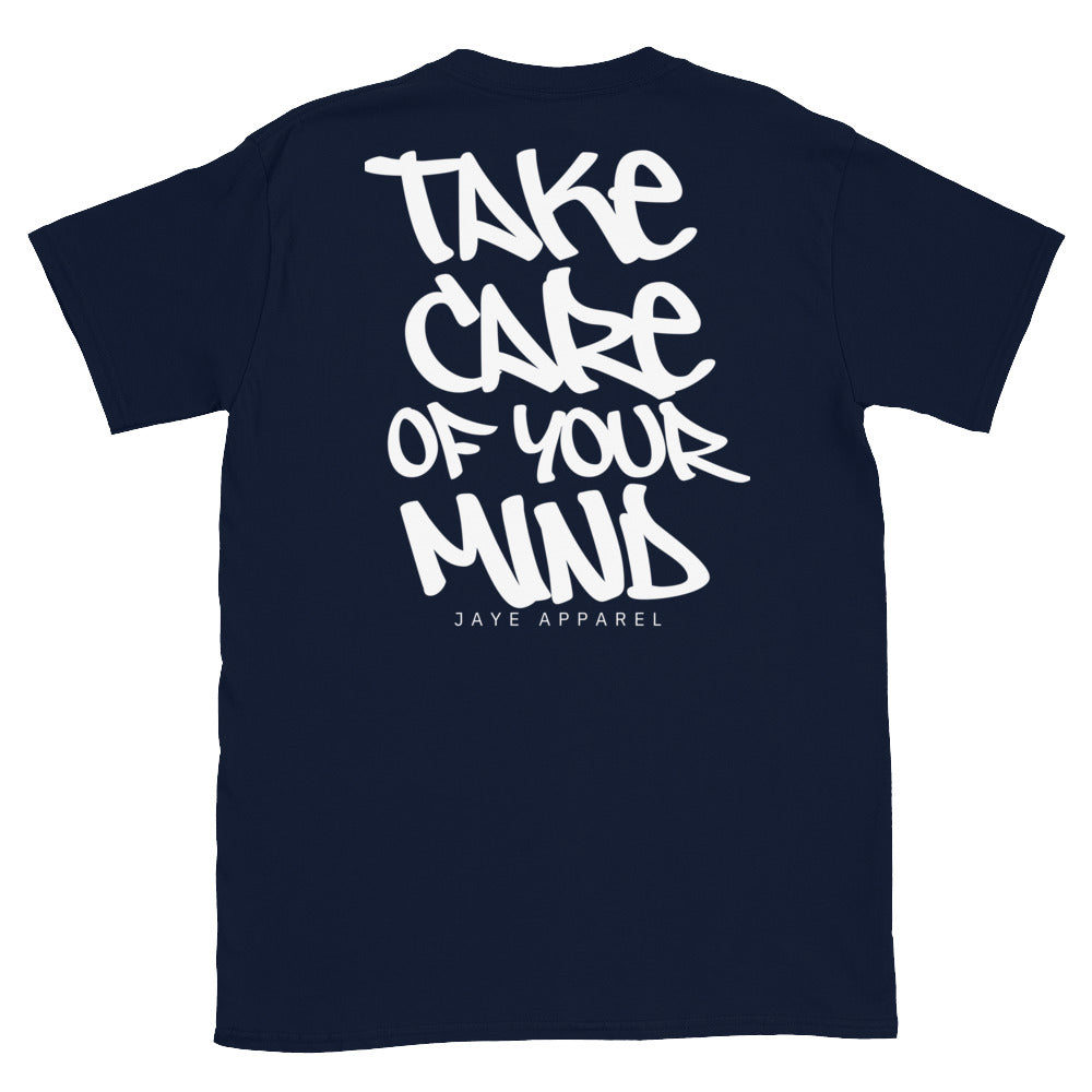 take care of your mind tee navy 