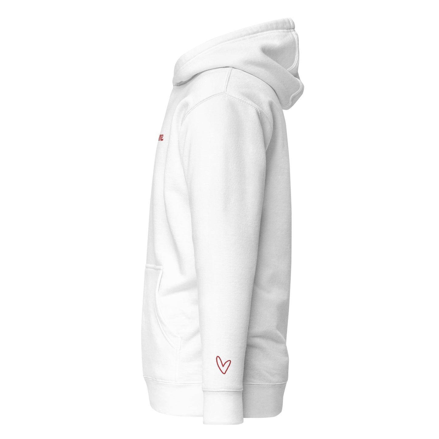 Just Love Embroidered Hooded Sweatshirt