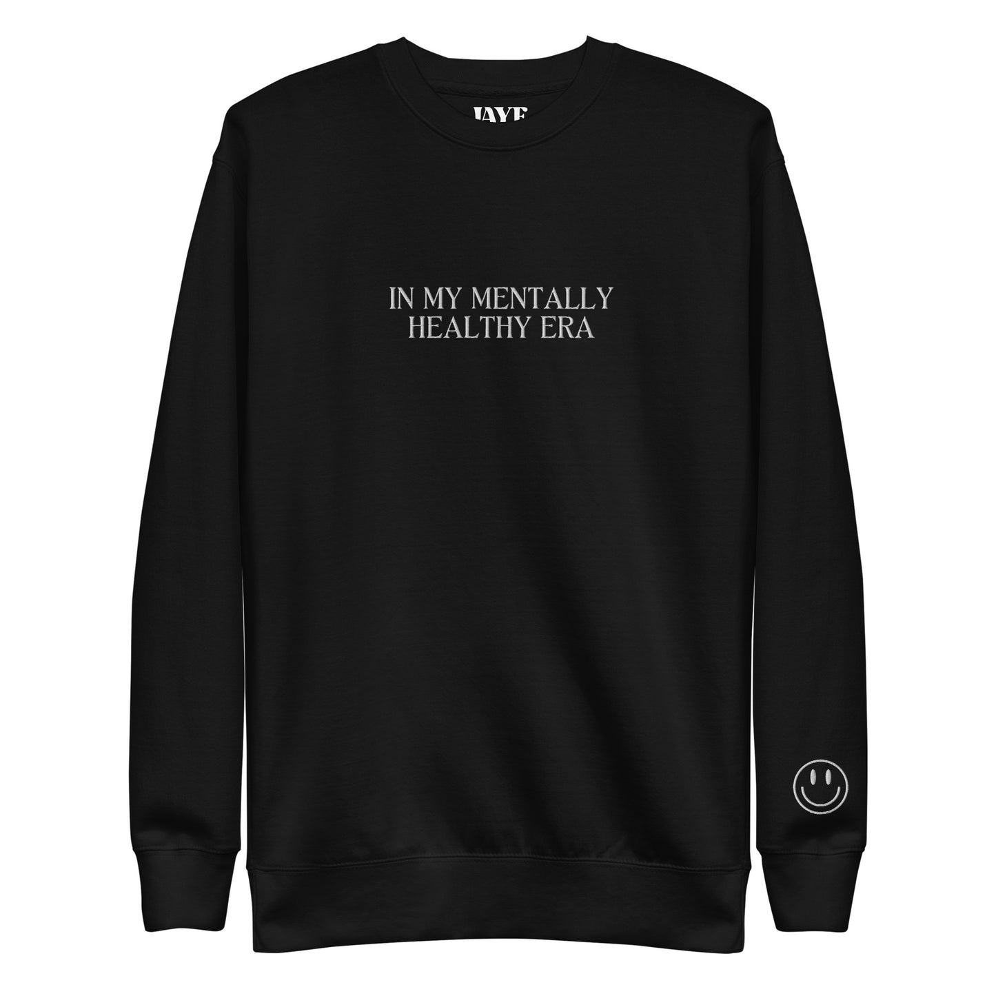 In My Mentally Healthy Era Embroidered Crewneck Sweatshirt