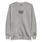 Keep It Happy Embroidered Crewneck Sweatshirt