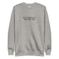 In My Mentally Healthy Era Embroidered Crewneck Sweatshirt