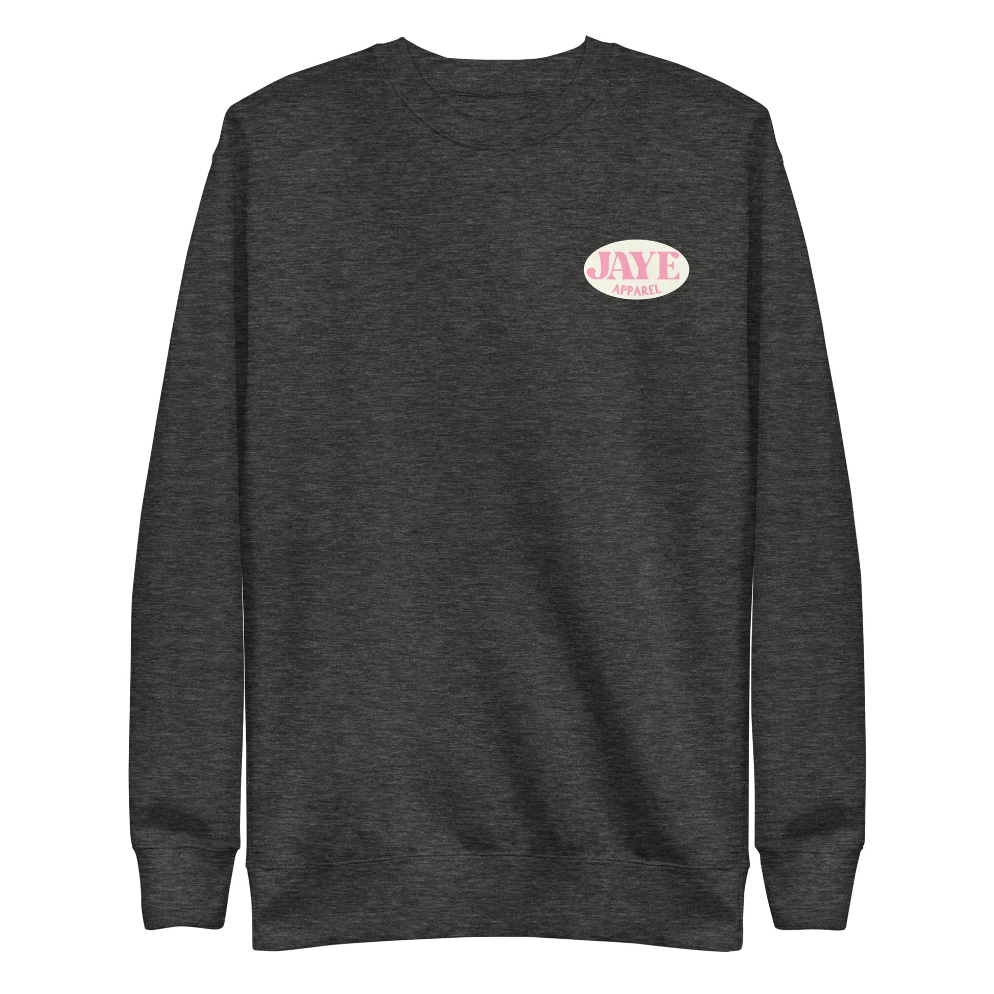 take care of yourself crewneck sweatshirt charcoal heather