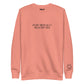 In My Mentally Healthy Era Embroidered Crewneck Sweatshirt