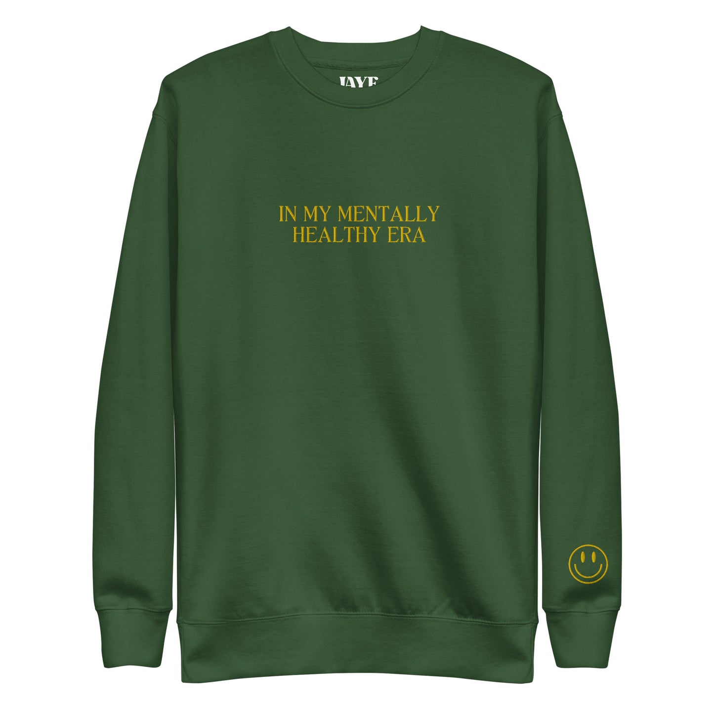 In My Mentally Healthy Era Embroidered Crewneck Sweatshirt