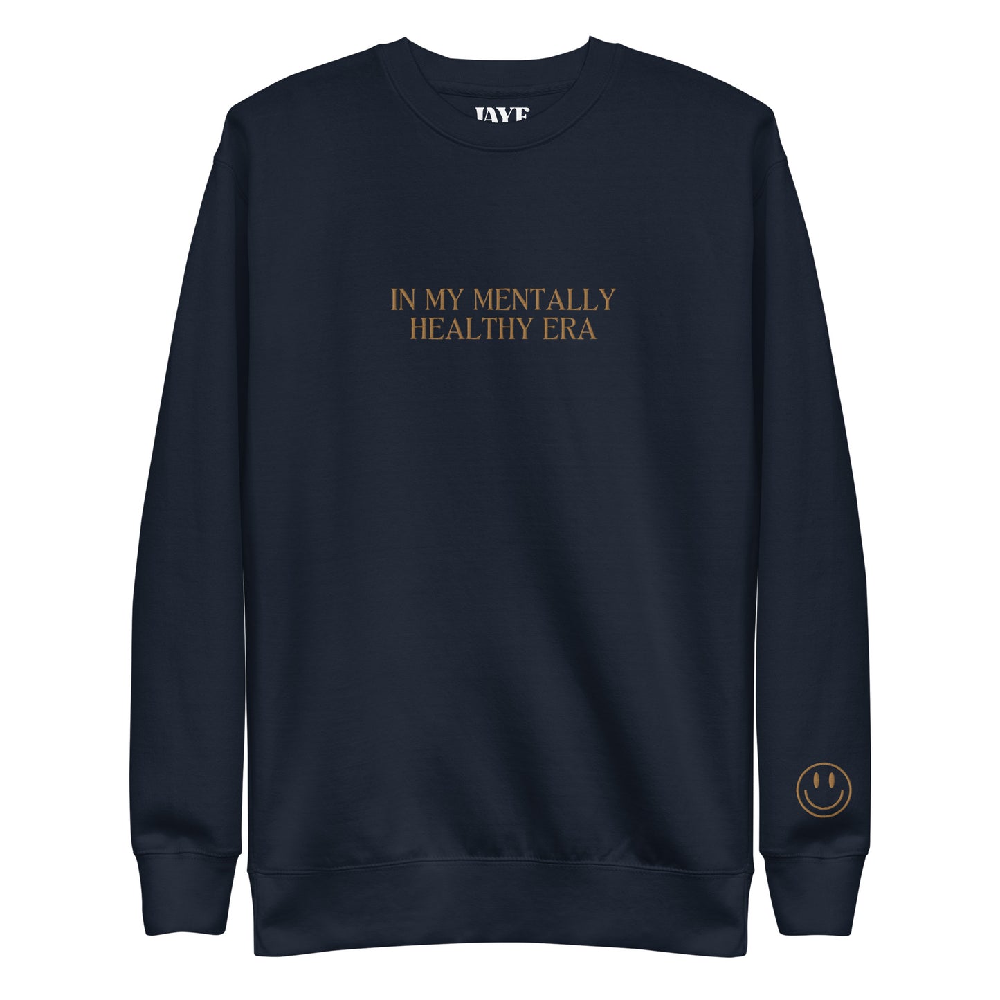 In My Mentally Healthy Era Embroidered Crewneck Sweatshirt