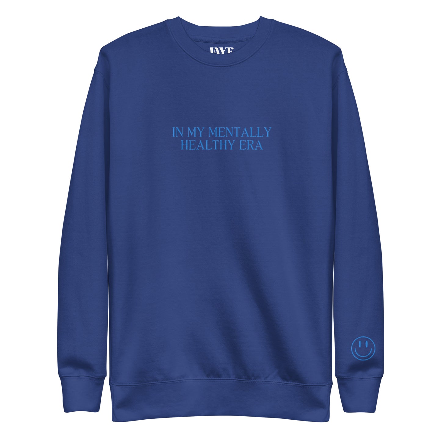 In My Mentally Healthy Era Embroidered Crewneck Sweatshirt