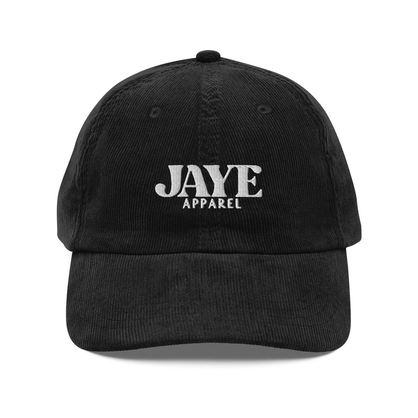 jaye apparel black corduroy hat