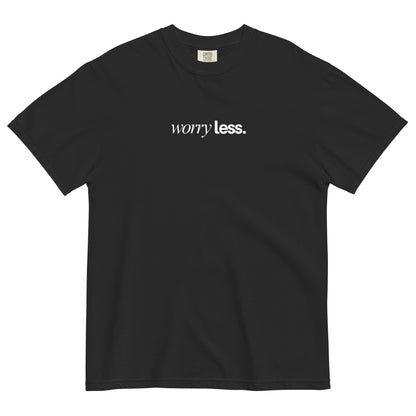 worry less tee jaye apparel  black