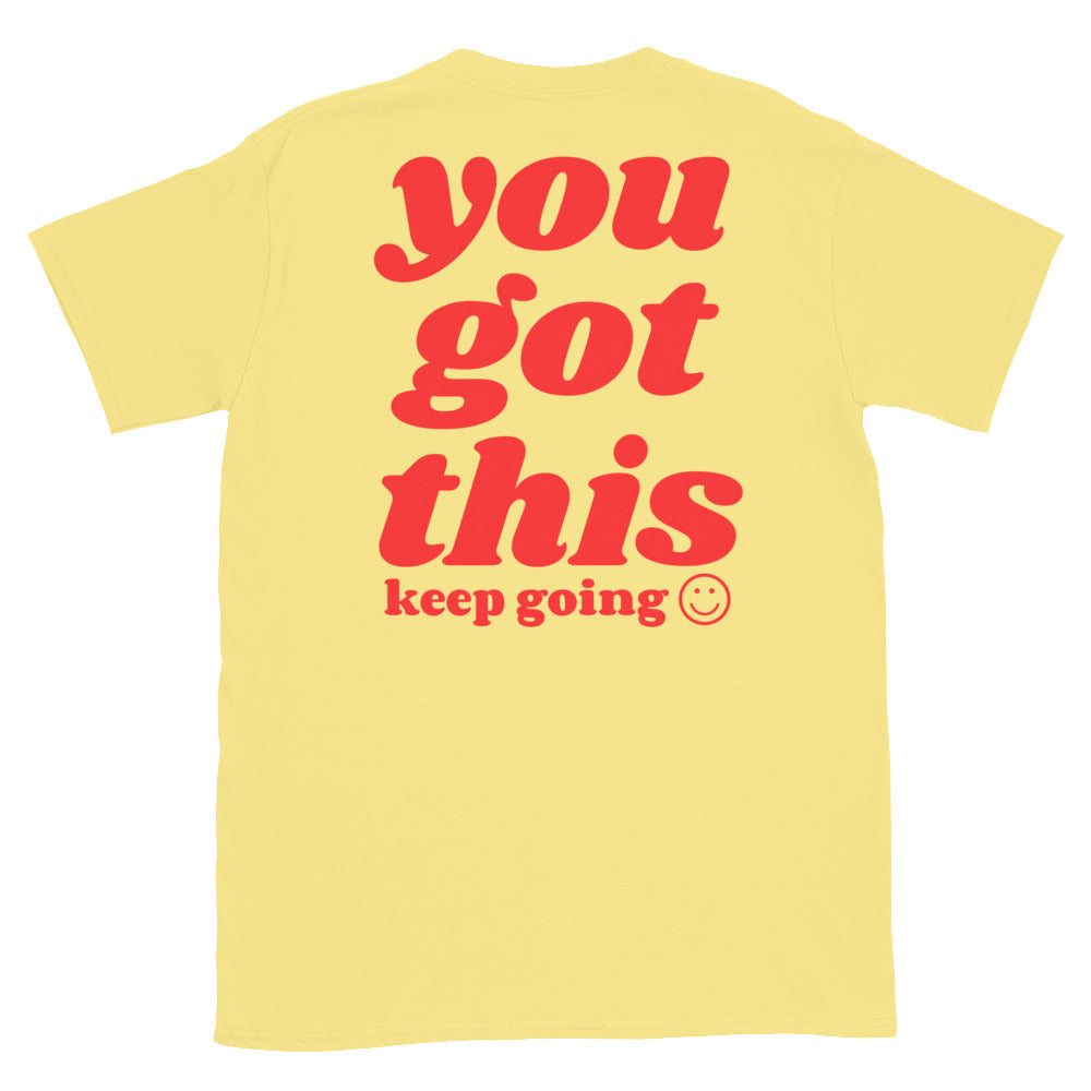 you got this keep going tee jaye apparel yellow sun