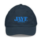 jaye apparel  youth hat  navy