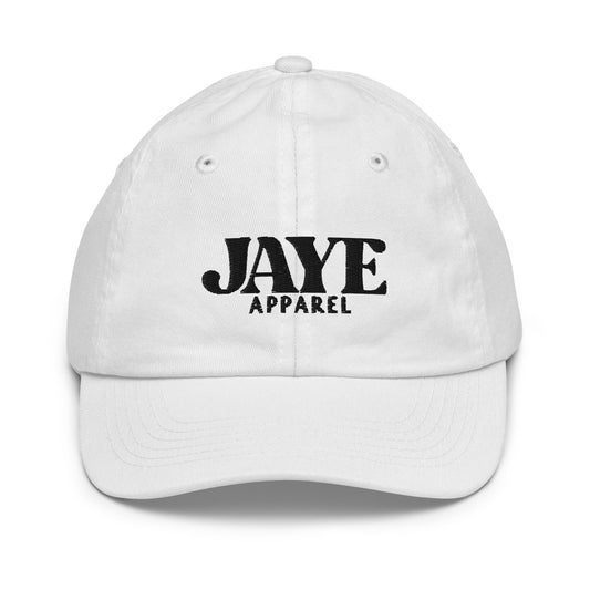jaye apparel  youth hat white