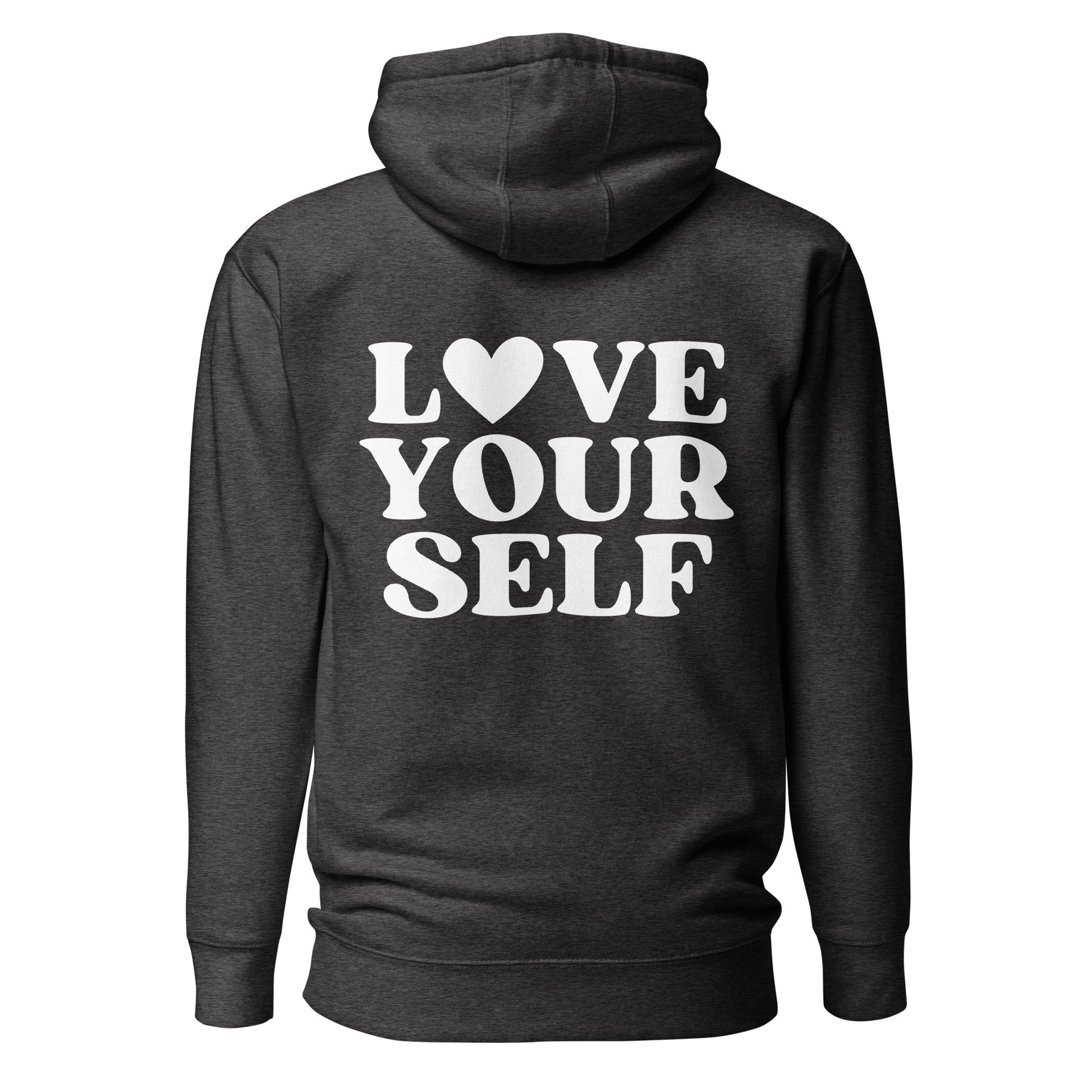 Love Yourself Charcoal Heather Hoodie