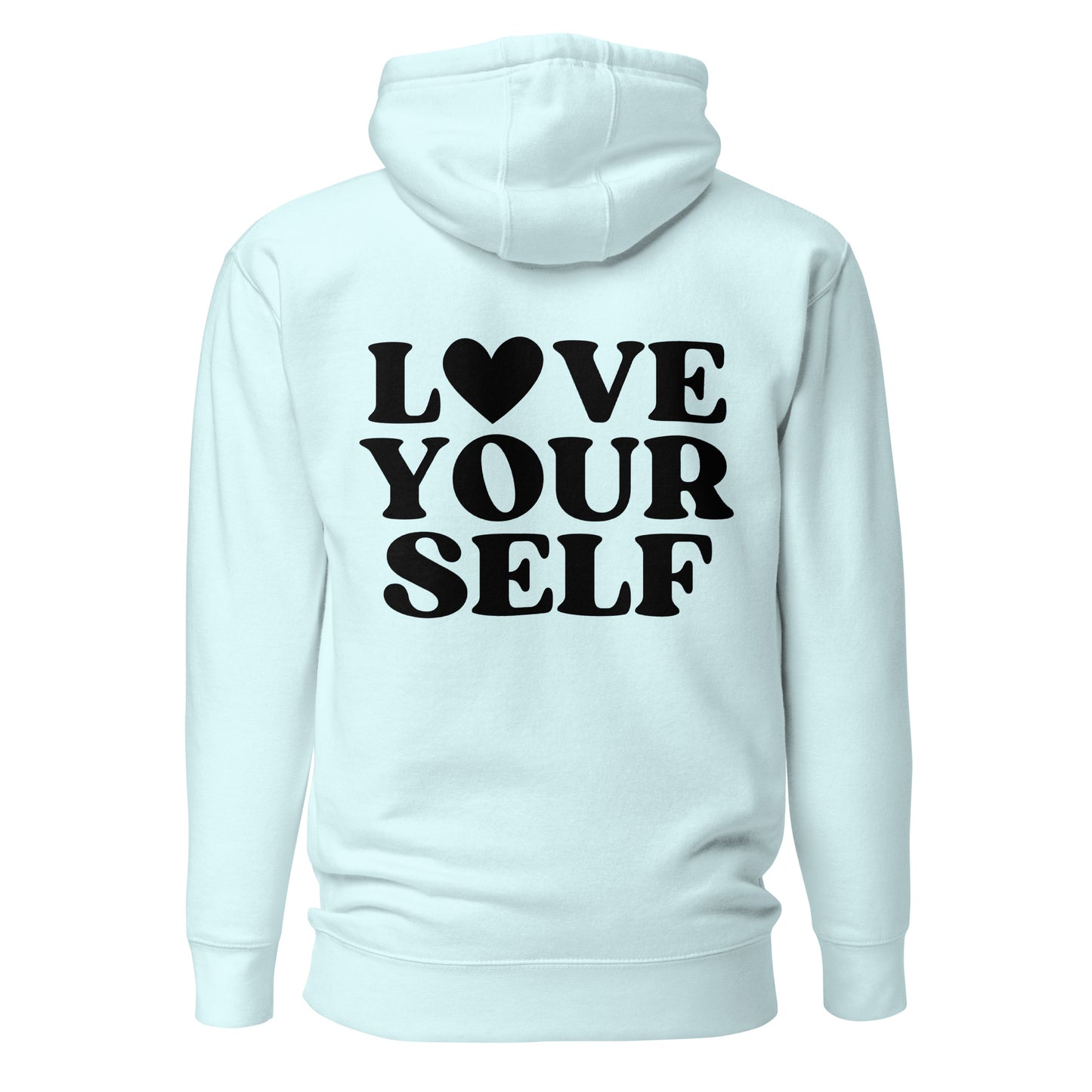 Love Yourself Sky Blue Hoodie