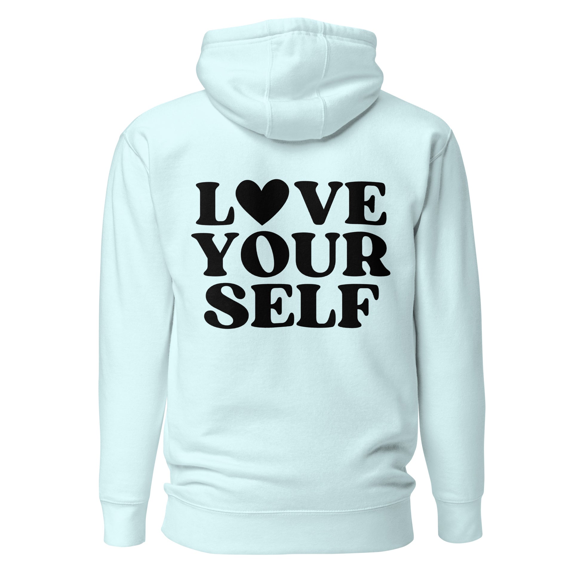 Love Yourself Sky Blue Hoodie